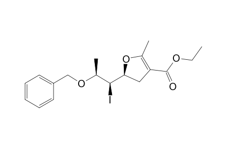(1S/R,2S,5R/5S)-5-[(2S)-2-(Benzyl)oxy-1-iodopropyl]-2-methyl-3-ethoxycarbonyl-4,5-dihydrofuran-