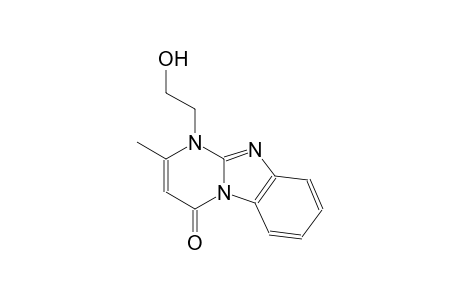 pyrimido[1,2-a]benzimidazol-4(1H)-one, 1-(2-hydroxyethyl)-2-methyl-