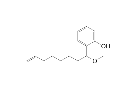 2-(1-Methoxyoct-7-enyl)phenol