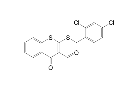 2-(2,4-Dichlorobenzyl)thio-4-oxo-4H-1-benzothiin-3-carbaldehyde