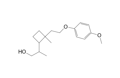 2-[2-(p-Methoxyphenoxy)ethyl]-2-methylcyclobutane]propan-1-ol