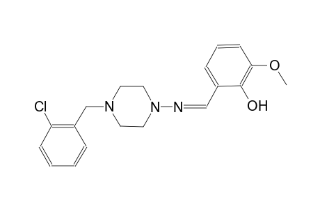 phenol, 2-[(Z)-[[4-[(2-chlorophenyl)methyl]-1-piperazinyl]imino]methyl]-6-methoxy-