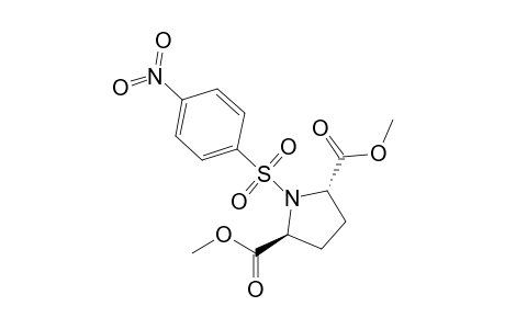 trans-Bismethyl-N-(4-nitrophenylsulfonyl)pyrrolidine-2,5-dicarboxylate