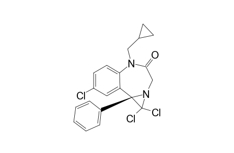 8-CHLORO-5-CYClOPROPYLMETHYL-1,9B-DIHYDRO-9B-PHENYL-3H-AZIRINO-[1,2-D]-[1,4]-BENZODIAZEPIN-4(5H)-ONE