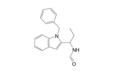 N-[1-(1-Benzyl-1H-indol-2-yl)propyl]formamide