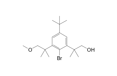 2-[2-bromanyl-5-tert-butyl-3-(1-methoxy-2-methyl-propan-2-yl)phenyl]-2-methyl-propan-1-ol