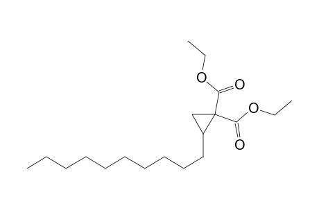 1,1-Cyclopropanedicarboxylic acid, 2-decyl-, diethyl ester