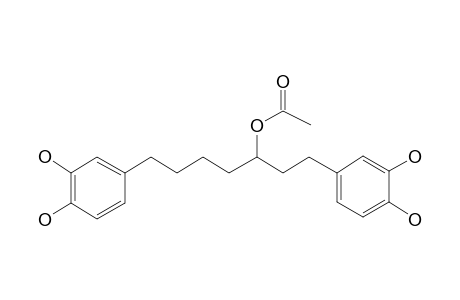 1,7-bis(3,4-Dihydroxyphenyl)heptan-3-yl acetate