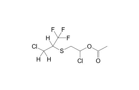 1-TRIFLUOROMETHYL-2-CHLOROETHYL(2-CHLORO-2-ACETOXYETHYL)SULPHIDE