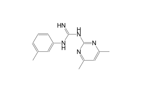 N-(4,6-dimethyl-2-pyrimidinyl)-N'-(3-methylphenyl)guanidine