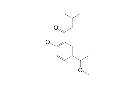 1-[2-HYDROXY-5-(1-METHOXYETHYL)-PHENYL]-3-METHYLBUT-2-EN-1-ONE