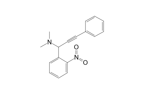 1-(2-Nitrophenyl)-N,N-dimethyl-3-phenyl-2-propyn-1-amine