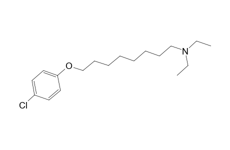 1-Octanamine, 8-(4-chlorophenoxy)-N,N-diethyl-