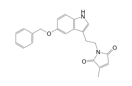 1-{2-[5-(benzyloxy)-1H-indol-3-yl]ethyl}-3-methyl-1H-pyrrole-2,5-dione