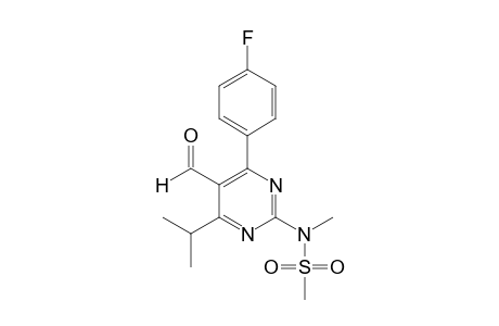N-[4-(4-Fluorophenyl)-5-formyl-6-isopropyl-2-pyrimidinyl]-N-methylmethanesulfonamide