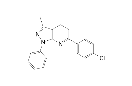 6-(4-Chlorophenyl)-3-methyl-1-phenyl-4,5-dihydropyrazolo[3,4-b]pyridine