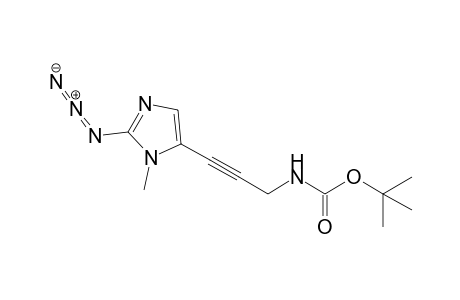 N-[3-(2-azido-3-methyl-4-imidazolyl)prop-2-ynyl]carbamic acid tert-butyl ester