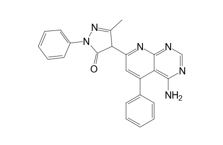 4-(4-amino-5-phenyl-7-pyrido[2,3-d]pyrimidinyl)-5-methyl-2-phenyl-4H-pyrazol-3-one