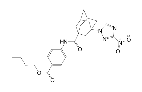 butyl 4-({[3-(3-nitro-1H-1,2,4-triazol-1-yl)-1-adamantyl]carbonyl}amino)benzoate