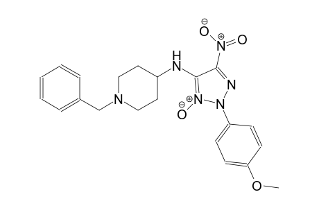 1-benzyl-N-[2-(4-methoxyphenyl)-5-nitro-3-oxido-2H-1,2,3-triazol-4-yl]-4-piperidinamine