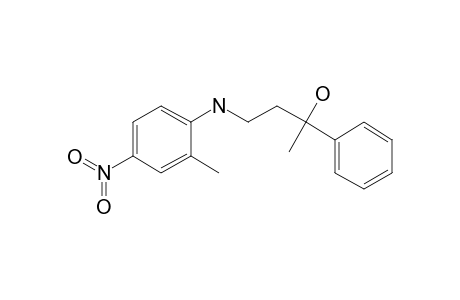 4-[(2-methyl-4-nitrophenyl)amino]-2-phenylbutan-2-ol