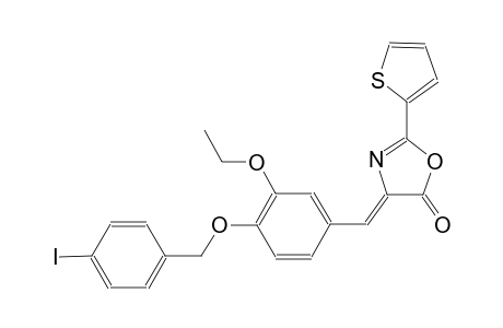 (4Z)-4-{3-ethoxy-4-[(4-iodobenzyl)oxy]benzylidene}-2-(2-thienyl)-1,3-oxazol-5(4H)-one