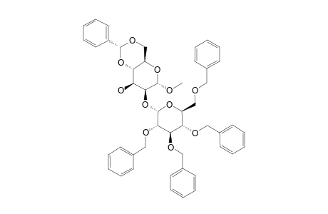 METHYL-4,6-O-BENZYLIDENE-2-O-(2,3,4,6-TETRA-O-BENZYL-ALPHA-D-GLUCOPYRANOSYL)-ALPHA-D-MANNOPYRANOSIDE