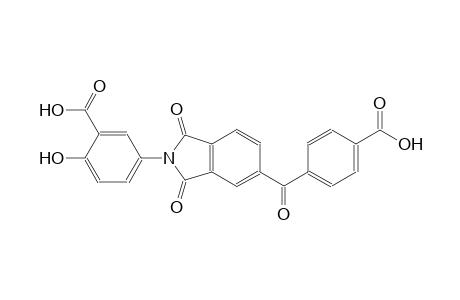 5-[5-(4-carboxybenzoyl)-1,3-dioxo-1,3-dihydro-2H-isoindol-2-yl]-2-hydroxybenzoic acid
