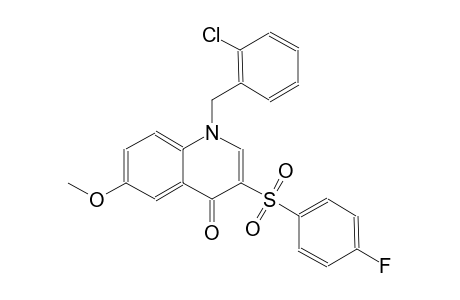 4(1H)-quinolinone, 1-[(2-chlorophenyl)methyl]-3-[(4-fluorophenyl)sulfonyl]-6-methoxy-