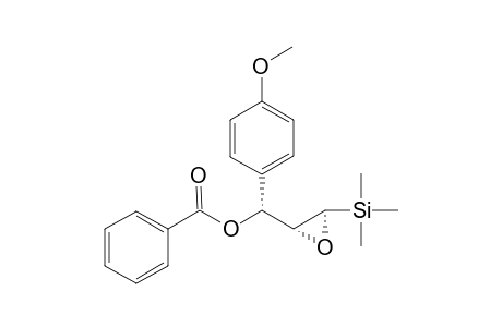 (1R,2R,3R)-1-(4-Methoxyphenyl)-3-trimethylsilyl-2,3-epoxypropanyl pbenzoate