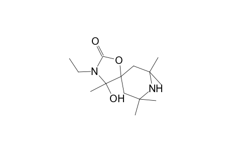 3-Ethyl-4-hydroxy-4,7,7,9,9-pentamethyl-1-oxa-3,8-diaza-spiro[4.5]decan-2-one