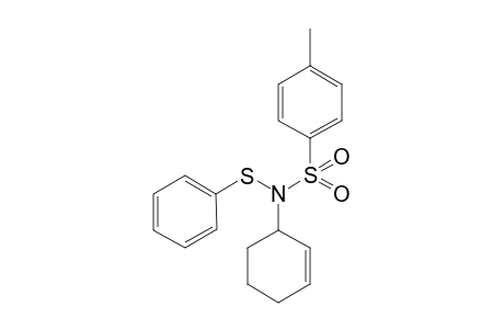 N-(Cyclohex-2-enyl)-4-methyl-N-(phenylthio)benzenesulfonamide