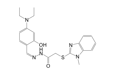 acetic acid, [(1-methyl-1H-benzimidazol-2-yl)thio]-, 2-[(Z)-[4-(diethylamino)-2-hydroxyphenyl]methylidene]hydrazide