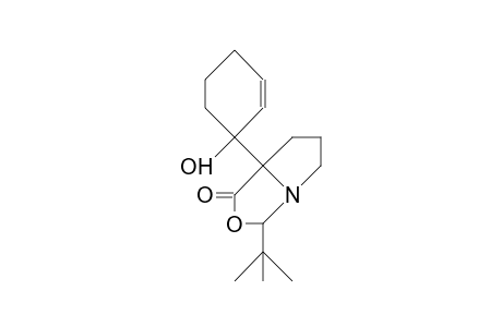 (2R,5R)-2-tert-Butyl-5-(1-hydroxy-2-cyclohexenyl)-1-aza-3-oxa-bicyclo(3.3.0)octan-4-one