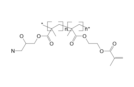Poly(3-amino-2-hydroxypropyl methacrylate-co-ethylenedimethacrylate)