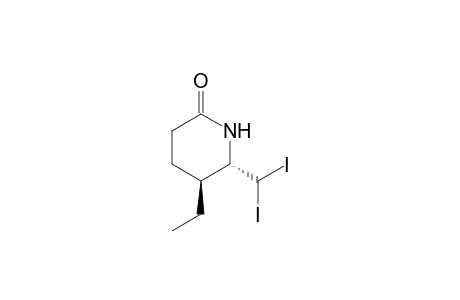 (5S*,6S*)-6-(Diiodomethyl)-5-ethylpiperidin-2-one
