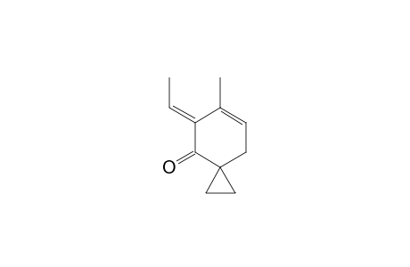 E-5-ETHYLIDEN-6-METHYLSPIRO-[2.5]-OCT-6-EN-4-ON