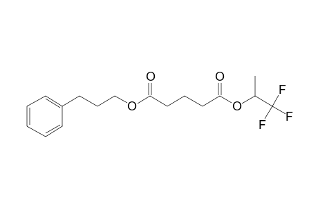 Glutaric acid, 1,1,1-trifluoroprop-2-yl 3-phenylpropyl ester