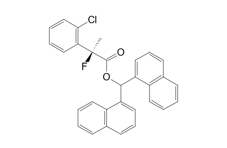 (S)-DI-(NAPHTHALEN-1-YL)-METHYL-2-(2-CHLOROPHENYL)-2-FLUOROPROPANOATE