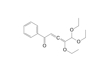 4,5,5-triethoxy-1-phenylpenta-2,3-dien-1-one