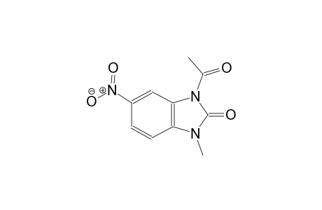2H-benzimidazol-2-one, 3-acetyl-1,3-dihydro-1-methyl-5-nitro-