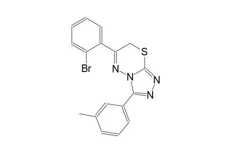 6-(2-bromophenyl)-3-(3-methylphenyl)-7H-[1,2,4]triazolo[3,4-b][1,3,4]thiadiazine