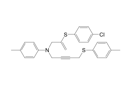 Benzenamine, N-[2-[(4-chlorophenyl)thio]-2-propenyl]-4-methyl-N-[4-[(4-methylphenyl)thio]-2-butynyl]-