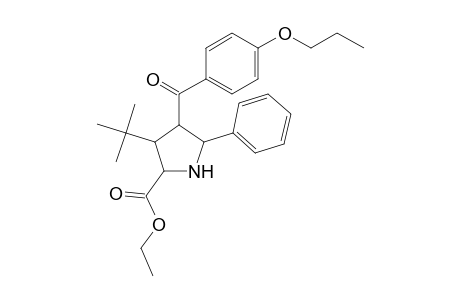Proline, 3-(1,1-dimethylethyl)-5-phenyl-4-(4-propoxybenzoyl)-, ethyl ester