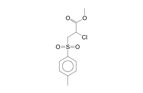 Methyl 2-chloro-3-[(4-methylphenyl)sulfonyl]propanoate