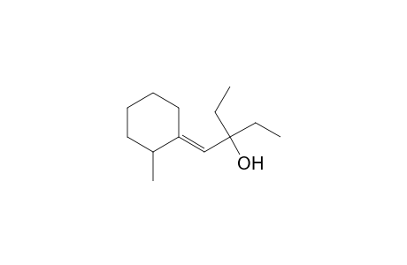 (E)-3-[(2-methylcyclohexylidene)methyl]-3-pentanol