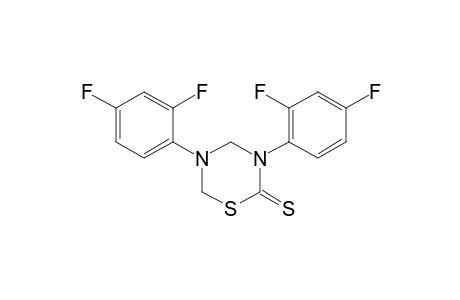 3,5-bis(2,4-difluorophenyl)tetrahydro-2H-1,3,5-thiadiazine-2-thione