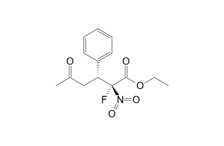 (2R,3R)-Ethyl 2-fluoro-2-nitro-3-phenyl-5-oxohexanoate