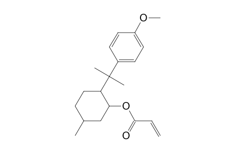 (1r,2s,5r)-5-methyl-2-(1-methyl-1-(4-methoxyphenyl)ethyl)-cyclohexane-1-yl acrylate