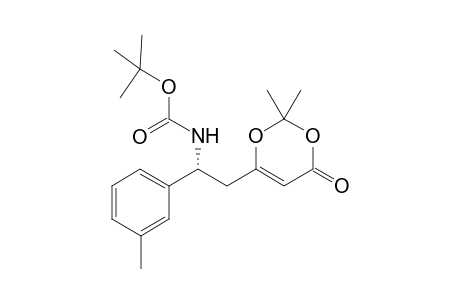 tert-Butyl (R)-(2-(2,2-dimethyl-4-oxo-4H-1,3-dioxin-6-yl)-1-(m-tolyl)ethyl)carbamate